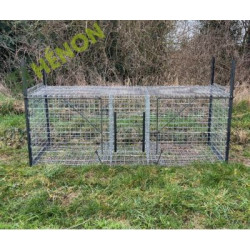 CAGE A RENARD 2MX1M  2 ENTREES