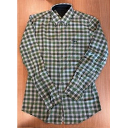 CHEMISE VERTE A CARREAUX...